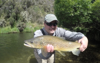 Meredith Kessler Poronui Lodge Aaron Kessler Brown Trout