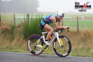 Meredith Kessler bike Ironman New Zealand