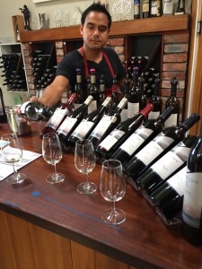 Meredith Kessler at Clearview Winery New Zealand