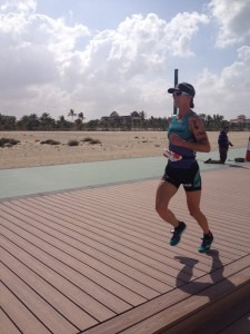 Meredith Kessler triathlete run dubai 70.3