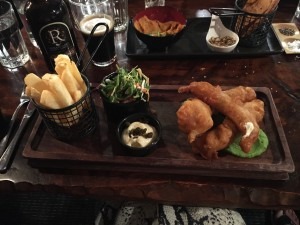 Fish and Chip dinner Taupo New Zealand
