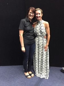 Meredith Kessler with friend janette