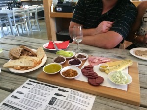 Meredith Kessler eating Dukkah in New Zealand