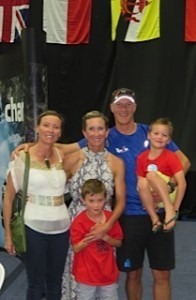 Meredith Kessler with Sandy Turner and family