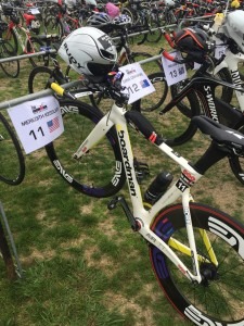 Meredith Kessler bike rack Ironman New Zealand
