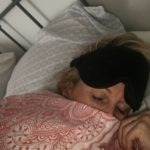 Meredith Kessler Triathlete Sleeping with Eye Mask