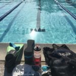 Meredith Kessler Triathlete Swim Gear Roka Fins Paddles Goggles Pool Red Bull