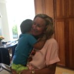 Meredith Kessler Triathlete Hugging Nephew