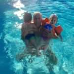 Meredith Kessler Triathlete Family Swimming in Pool